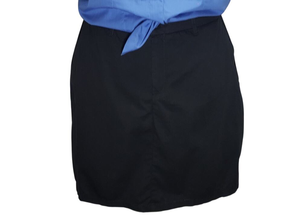 Croft & Barrow Black Utility Skort 18W Plus Size High Rise Stretch Athleisure